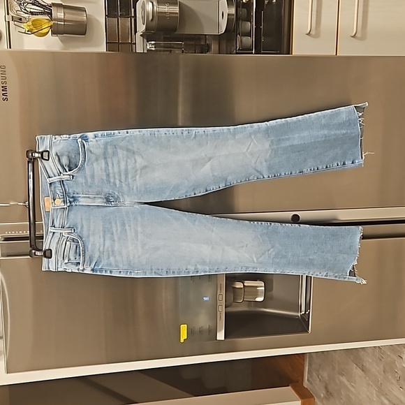 💕MOTHER💕 The Insider Crop Step Fray Jeans ~ Limited Edition 28 NWOT - Picture 12 of 16